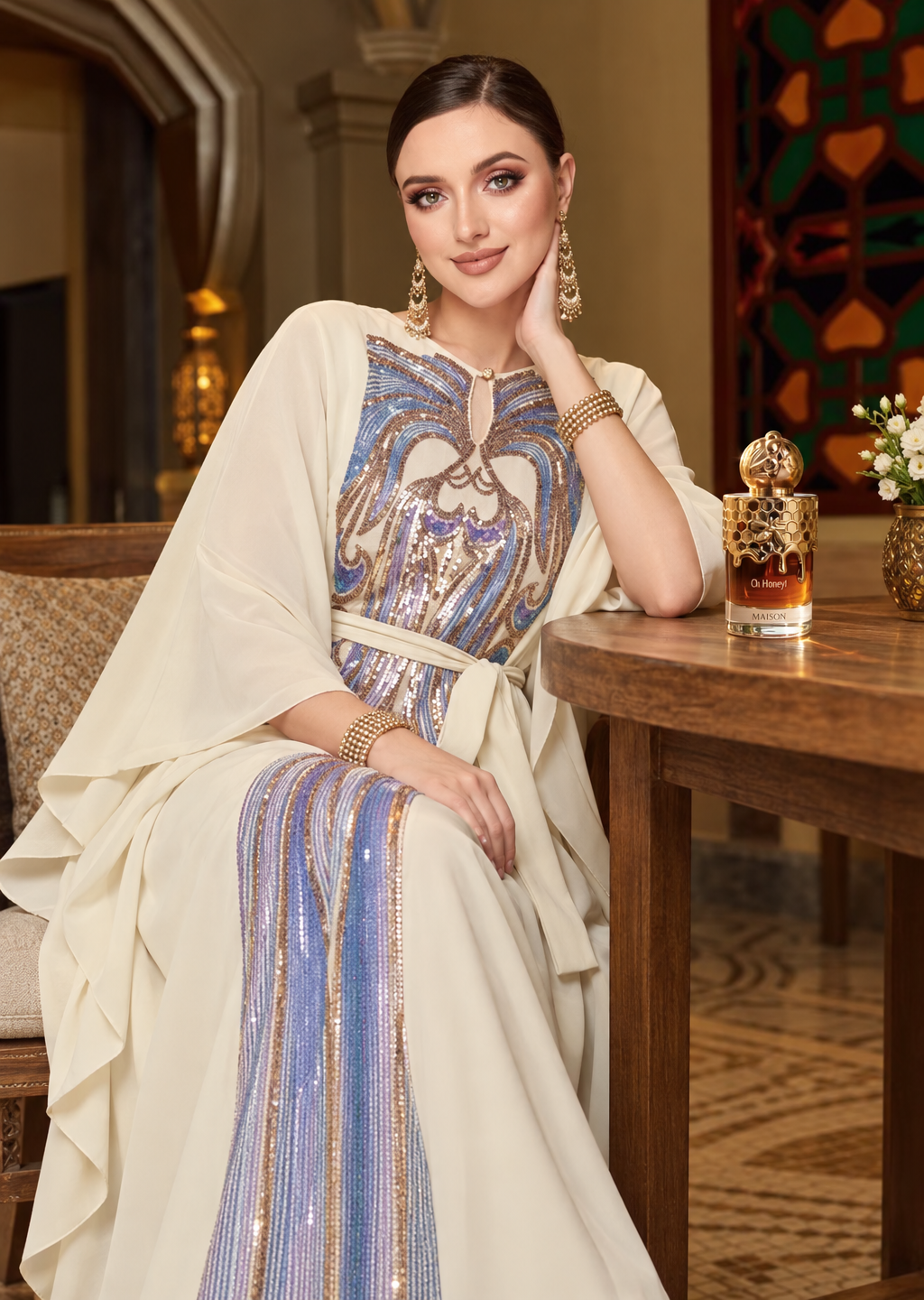 عطر زهري فاخر بنفحات العسل والتفاح – 100 مل علبة هدايا